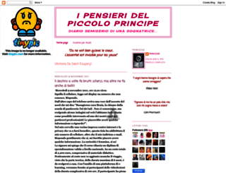 ipensieridelpiccoloprincipe.blogspot.de screenshot