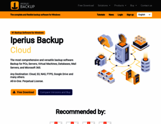 iperiusbackup.com screenshot