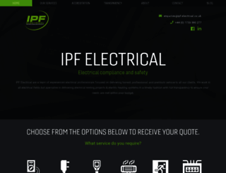 ipf-electrical.co.uk screenshot