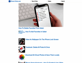 iphone-tricks.com screenshot