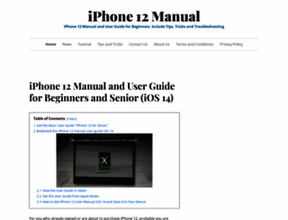 iphone12manual.com screenshot