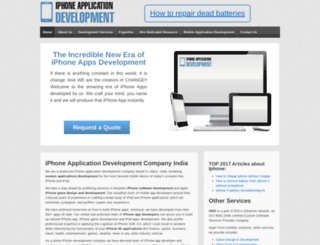 iphoneapplicationdevelopmentcompany.com screenshot