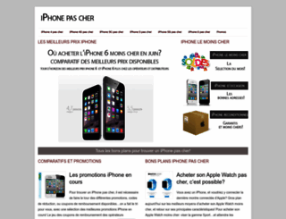 iphonepascher.com screenshot
