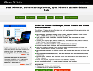 iphonepcsuite.com screenshot