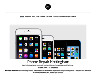 iphonerepairnottingham.co.uk screenshot