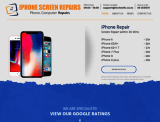 iphonescreenrepairs.co.nz screenshot