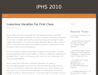 iphs2010.org screenshot
