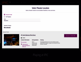 ipictheaters.com screenshot