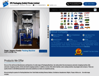 ipkpackaging.com screenshot
