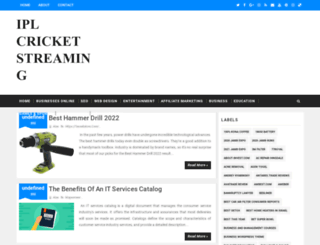 ipl-cricket-streaming-web.blogspot.de screenshot