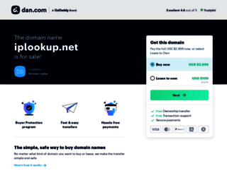 iplookup.net screenshot