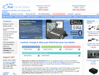 ipodcarkitdirect.co.uk screenshot
