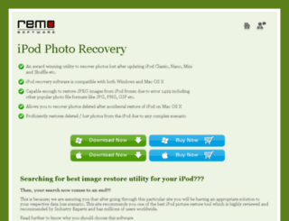 ipodphotorecovery.com screenshot