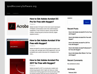 ipodrecoverysoftware.org screenshot