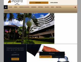 ipohhotels.impiana.com screenshot