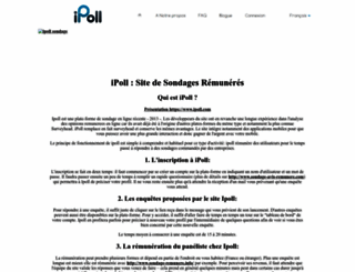 ipoll.fr screenshot