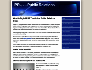 ipr.org.uk screenshot