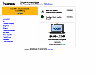 ipras2009.org screenshot