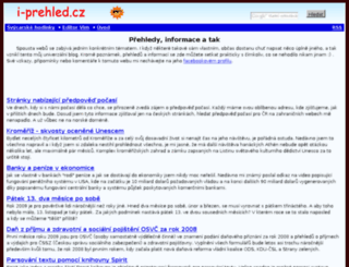 iprehled.cz screenshot