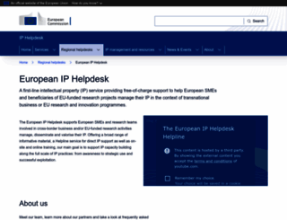 iprhelpdesk.eu screenshot
