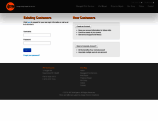 ipslaserexpress.com screenshot