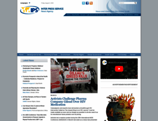 ipsnews.net screenshot