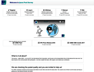 ipsos-post-survey.com screenshot
