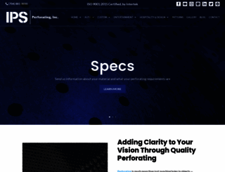 ipsperforating.com screenshot