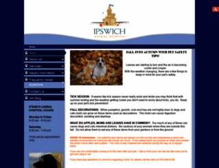 ipswichanimalhospital.com screenshot