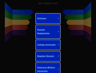 ipts-register.com screenshot