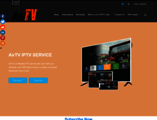 iptvairtv.com screenshot