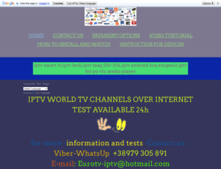 iptvfree.yolasite.com screenshot