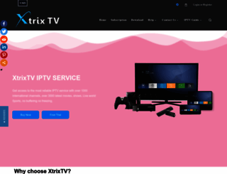 iptvxtrixtv.com screenshot