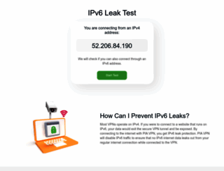 ipv6leak.com screenshot