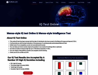iq-brain.com screenshot