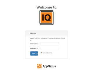 iq.appnexus.com screenshot