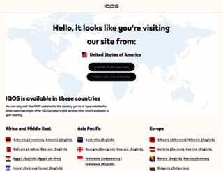 iqos.com screenshot