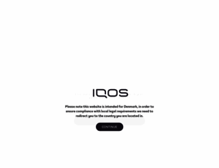 iqos.dk screenshot