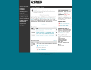 ir.chemed.com screenshot