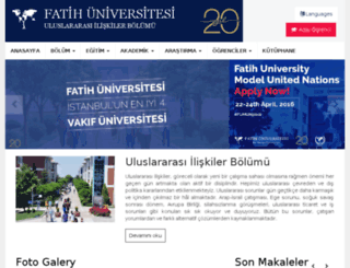 ir.fatih.edu.tr screenshot