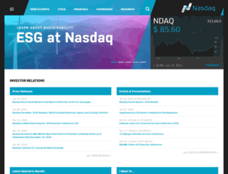 ir.nasdaq.com screenshot