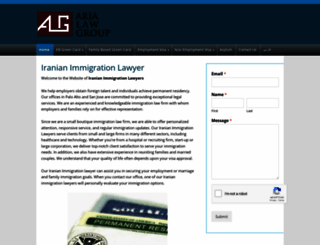 iranianimmigrationlawyers.com screenshot