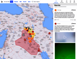 iraq.liveuamap.com screenshot