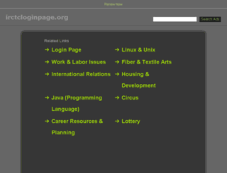 irctcloginpage.org screenshot