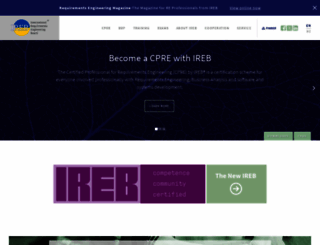 ireb.org screenshot