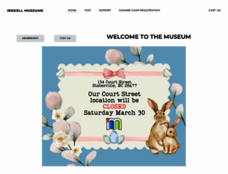 iredellmuseums.org screenshot