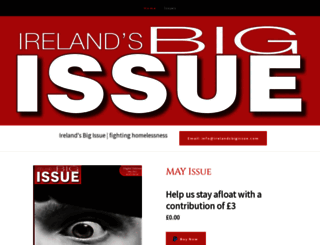 irelandsbigissuemagazine.com screenshot