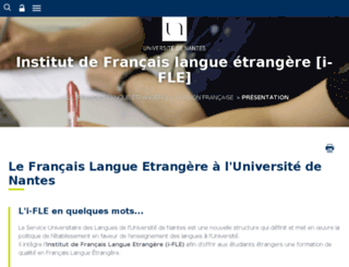 irffle.univ-nantes.fr screenshot