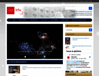 irfu.cea.fr screenshot
