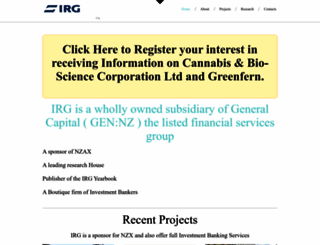 irg.co.nz screenshot